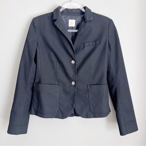 Gap Academy Blazer Classic Black School girl career work business casual